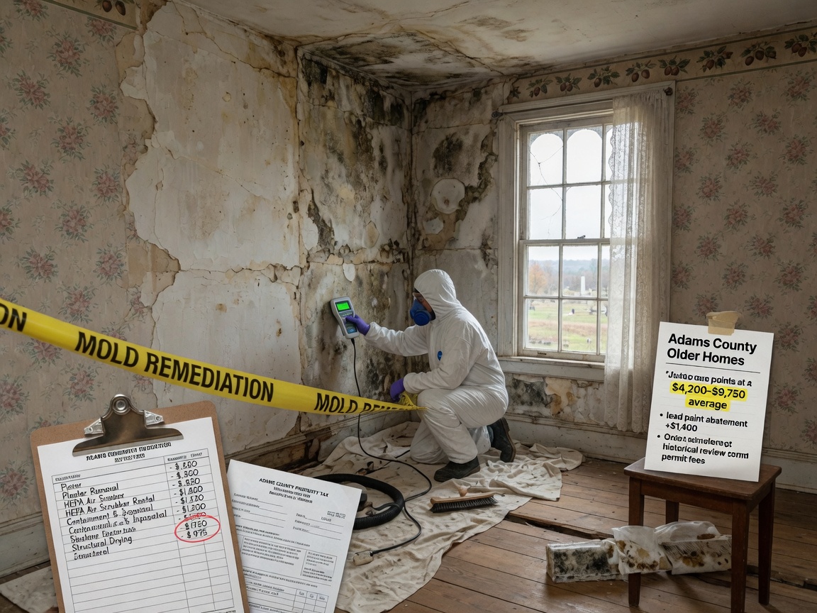 Cost Factors for Mold Remediation in Adams County Older Homes